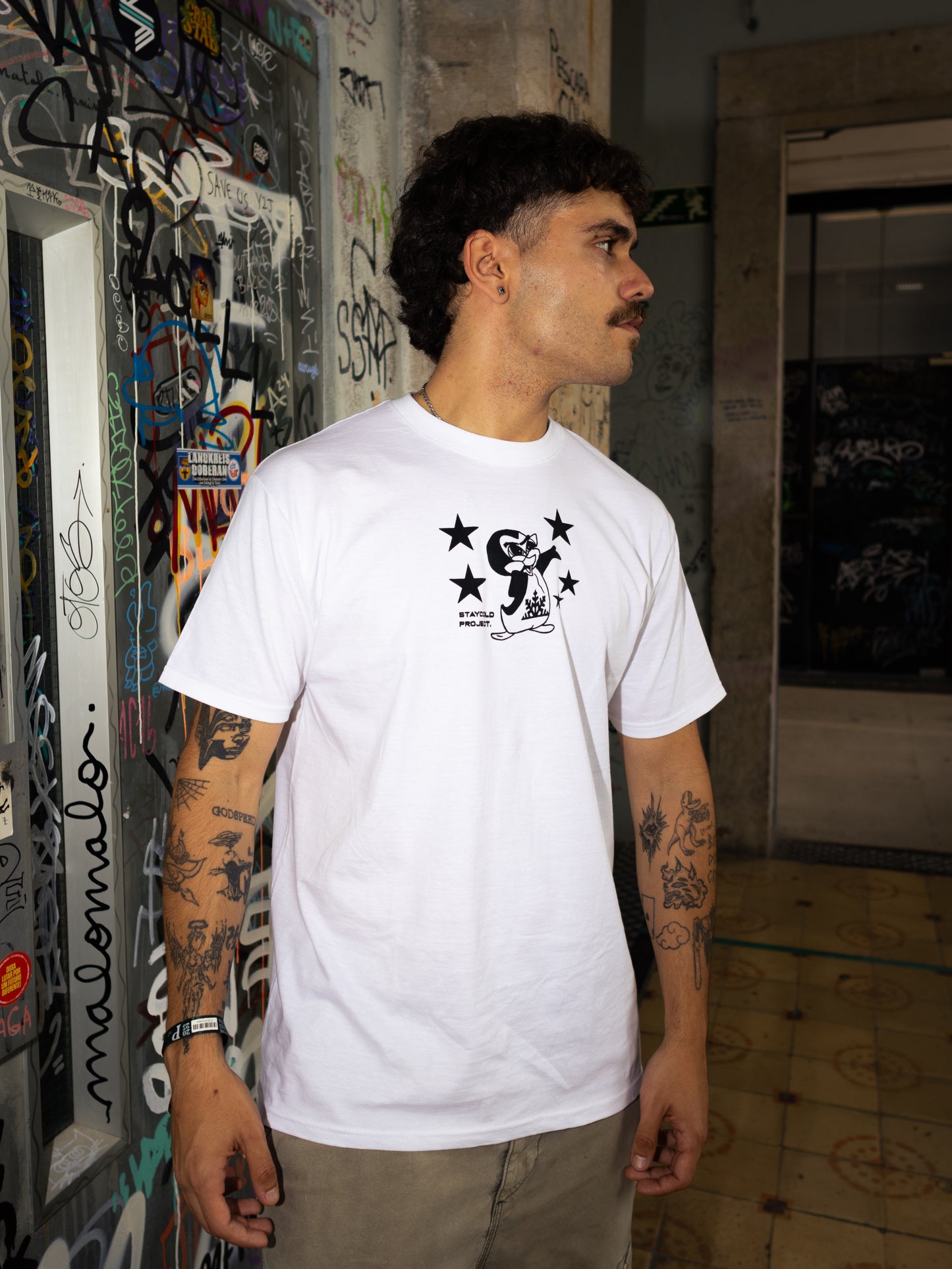 T-Shirt "Freezy" Branca