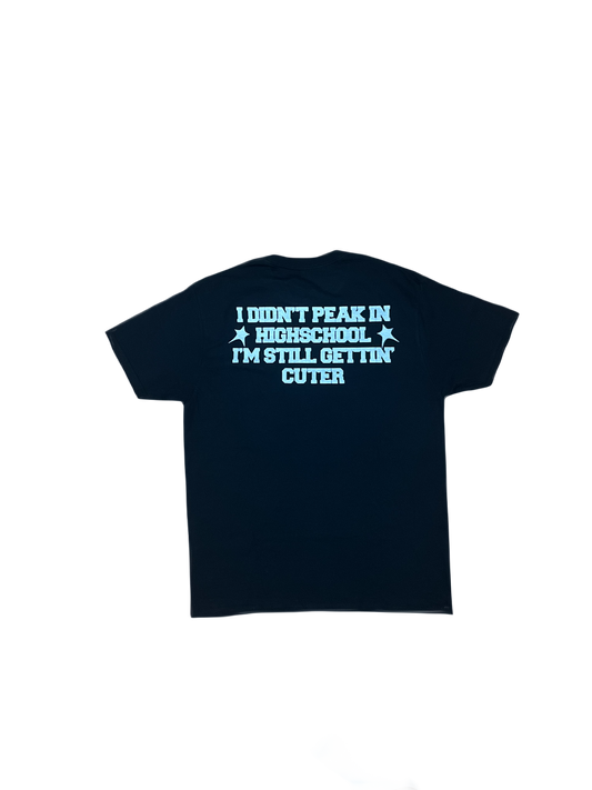 T-Shirt "Highschool" Preta