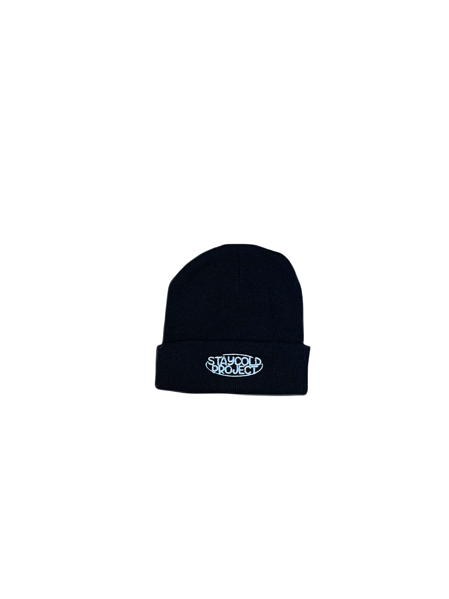 Beanie Bordado "Classic" White on Black