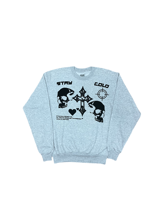 Crewneck "Reality" Cinza