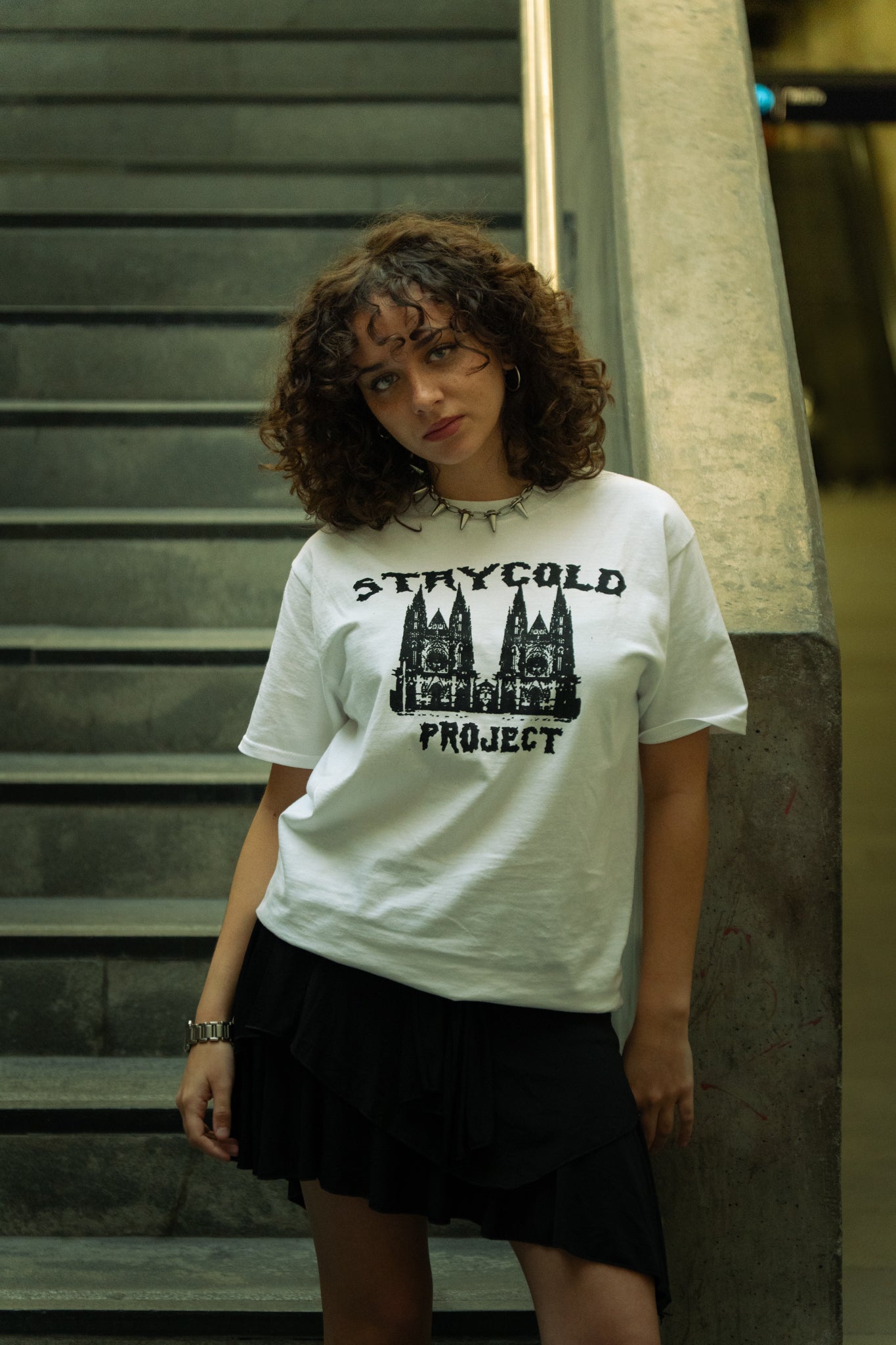 T-Shirt "Gothway" Branca