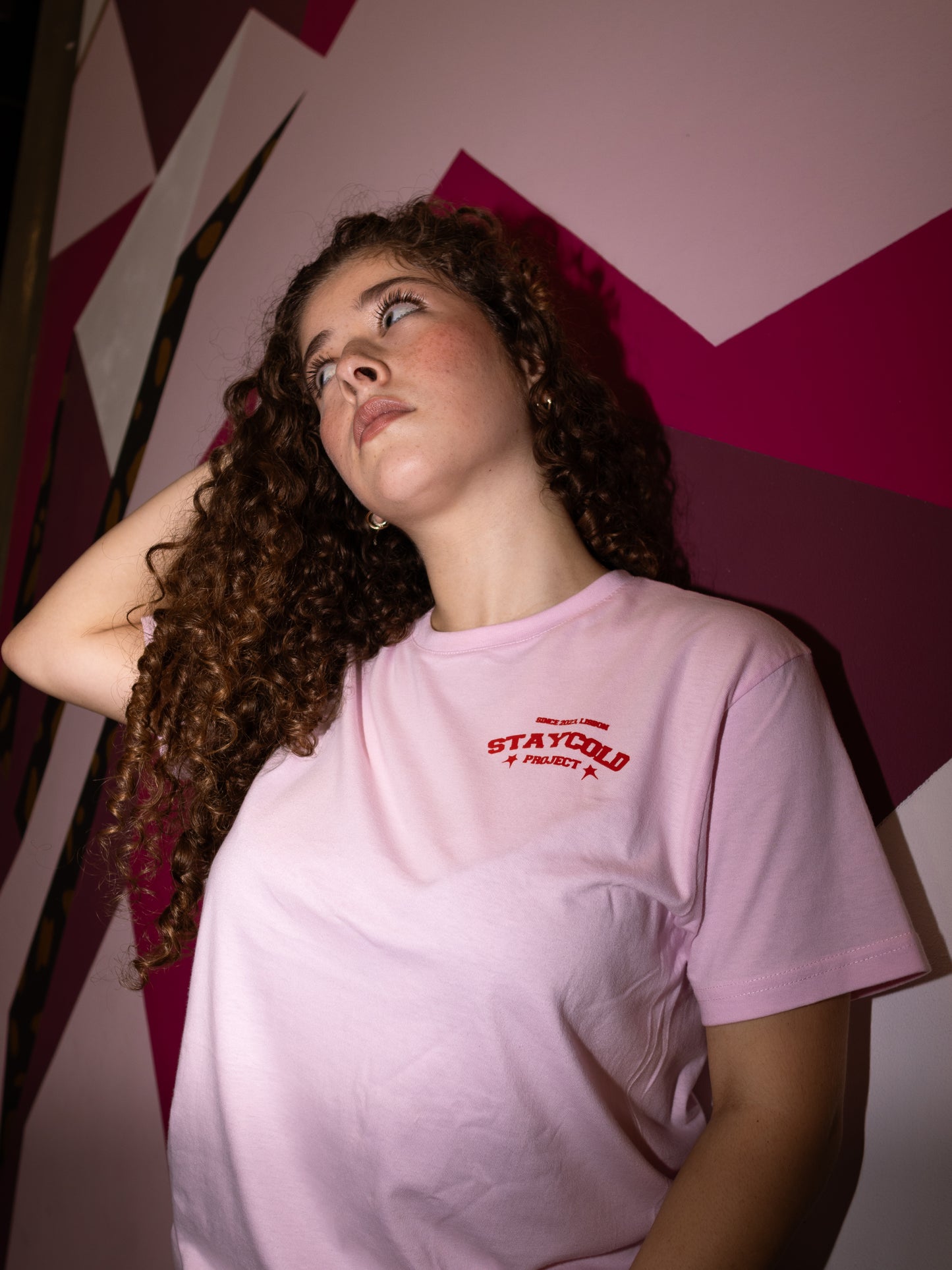 T-Shirt "Highschool" Rosa