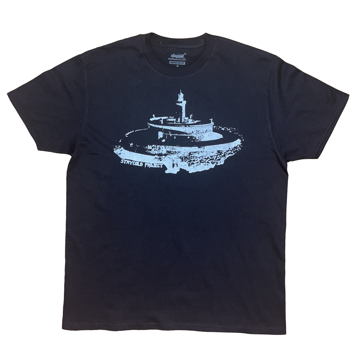 "The Lighthouse" Black T-shirt