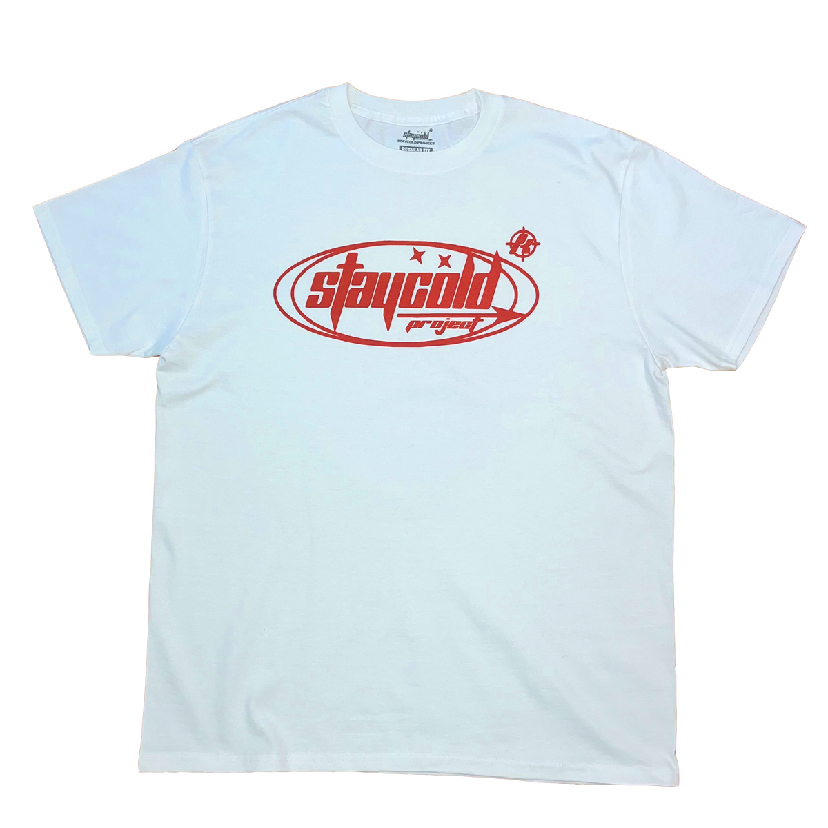 "Main Logo Red" White T-shirt