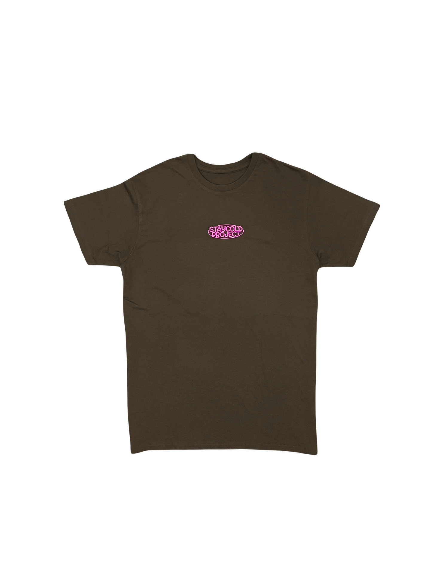 T-Shirt Bordada "Classic" Castanha